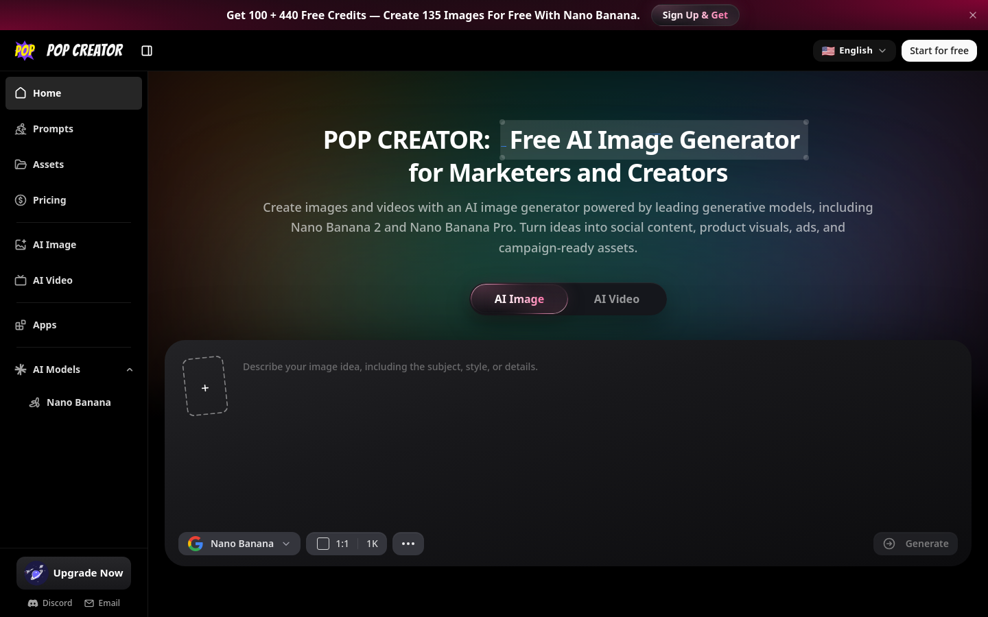 Captured Homepage / Lander
