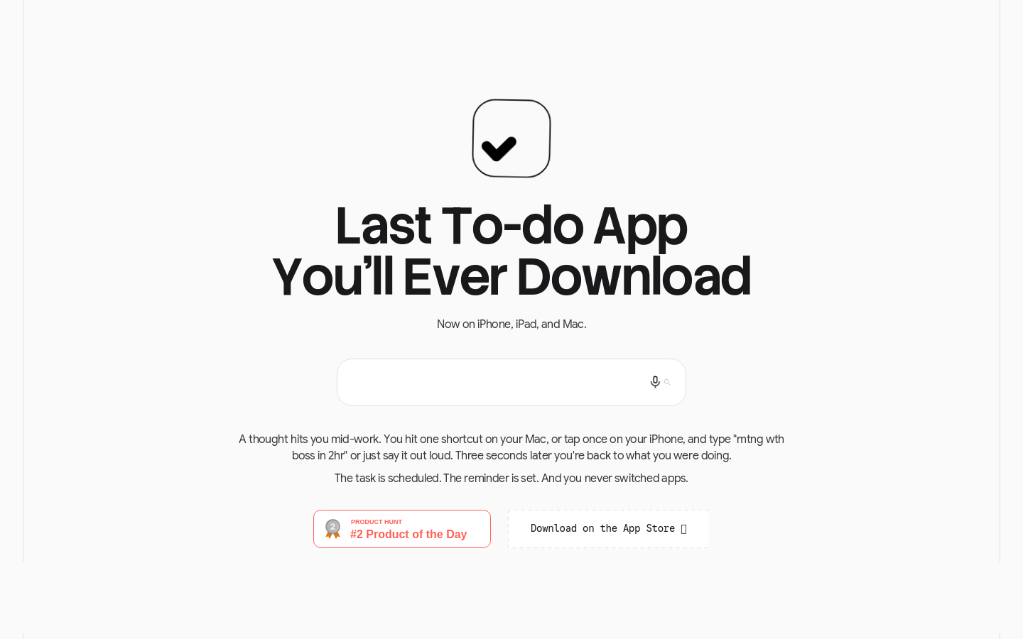 Captured Homepage / Lander