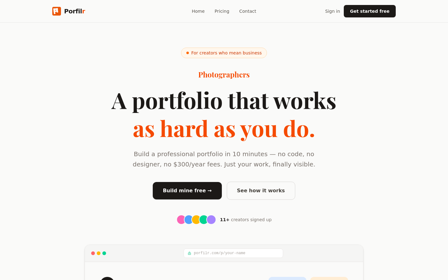 Captured Homepage / Lander