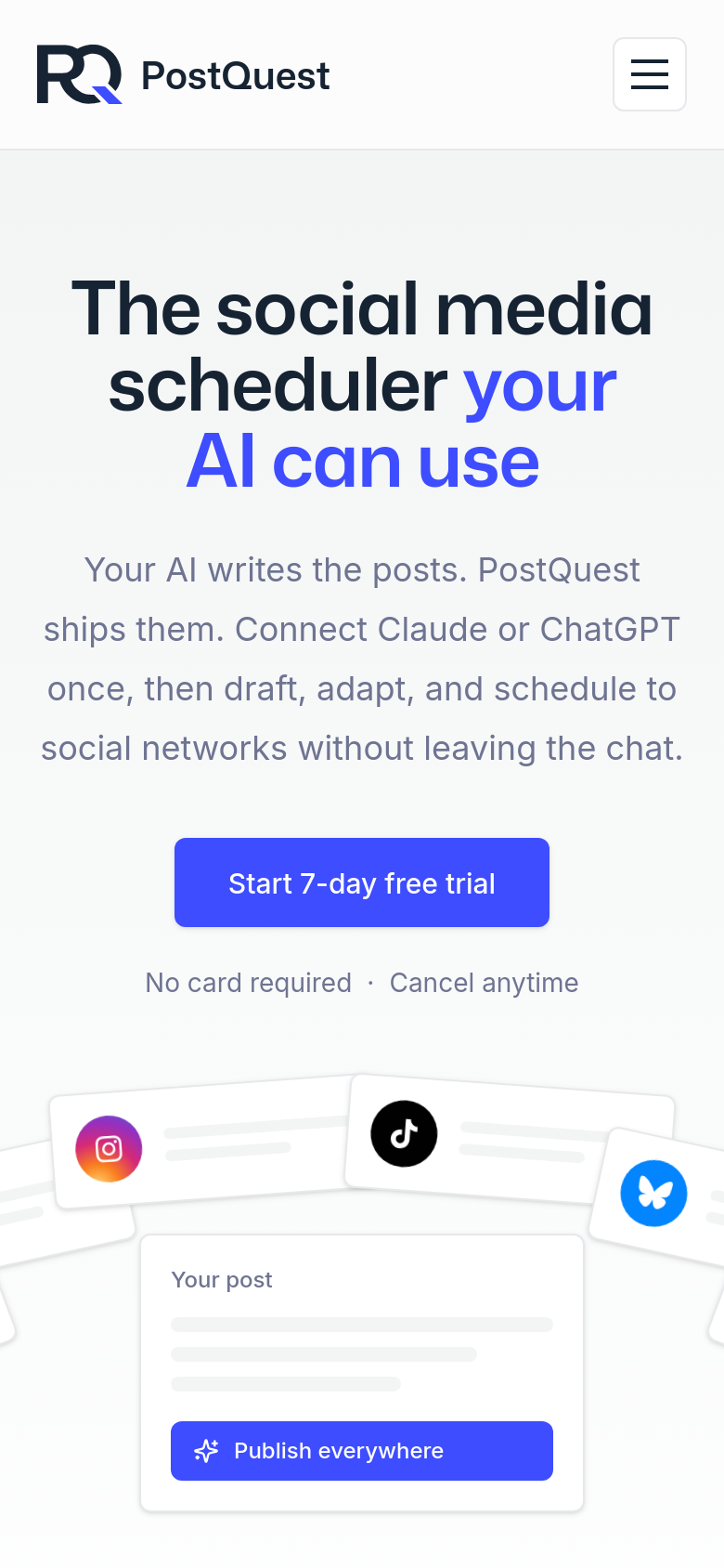 Homepage / Lander