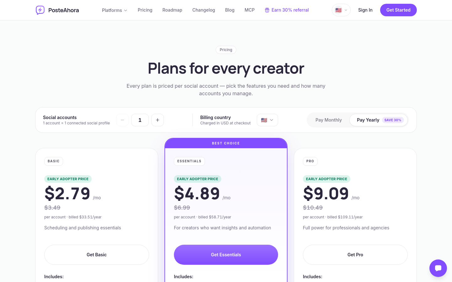 Pricing