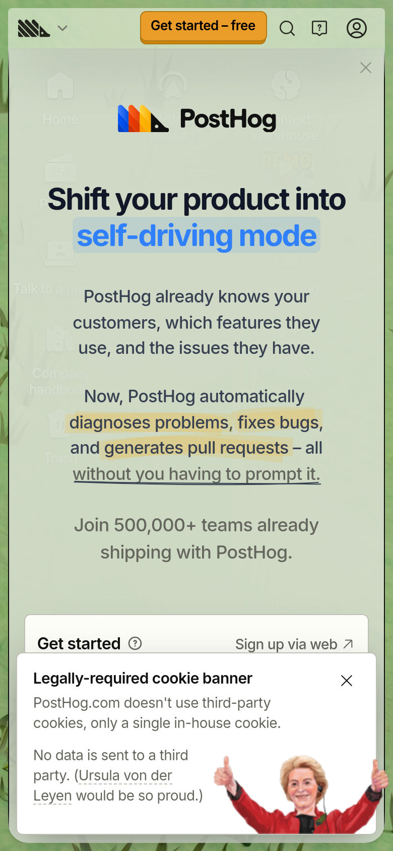 Homepage / Lander