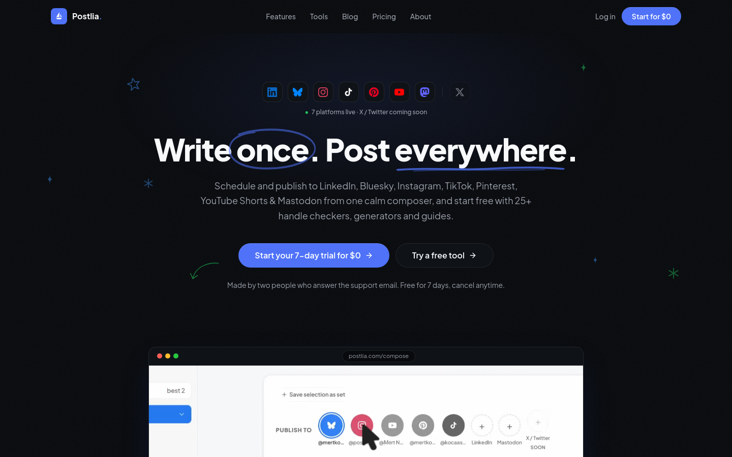 Captured Homepage / Lander