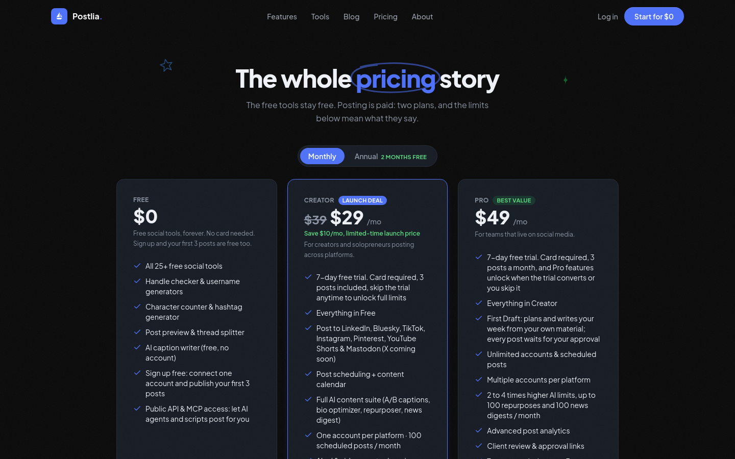 Pricing