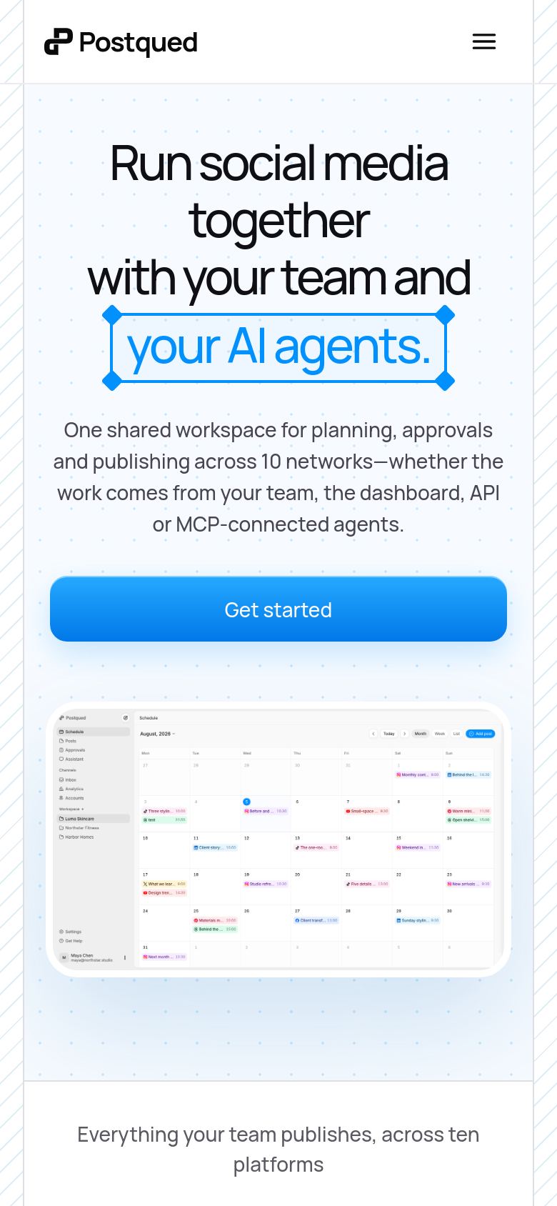 Homepage / Lander