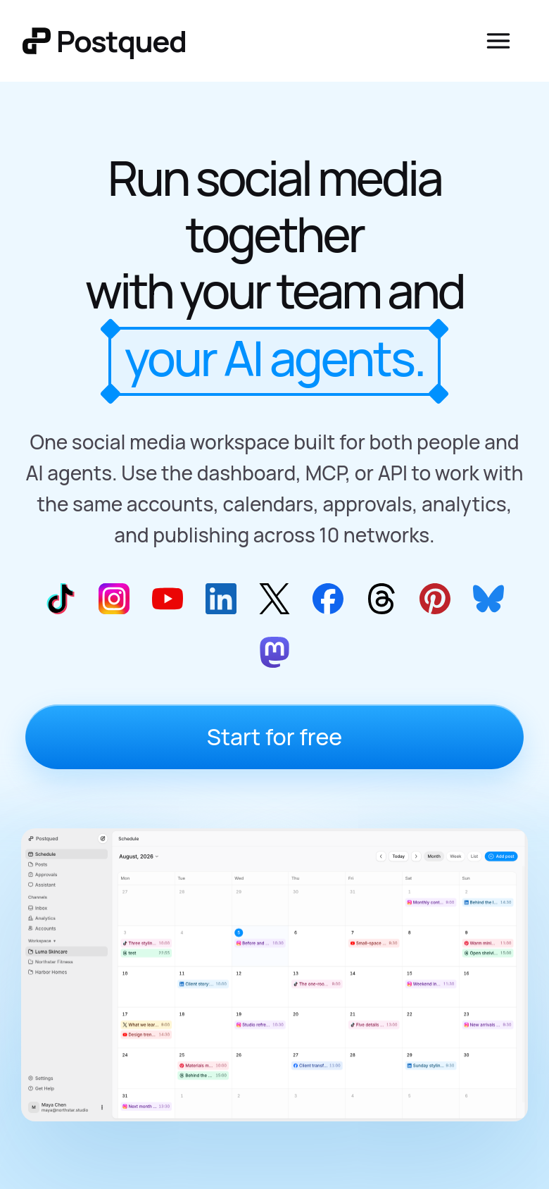 Homepage / Lander