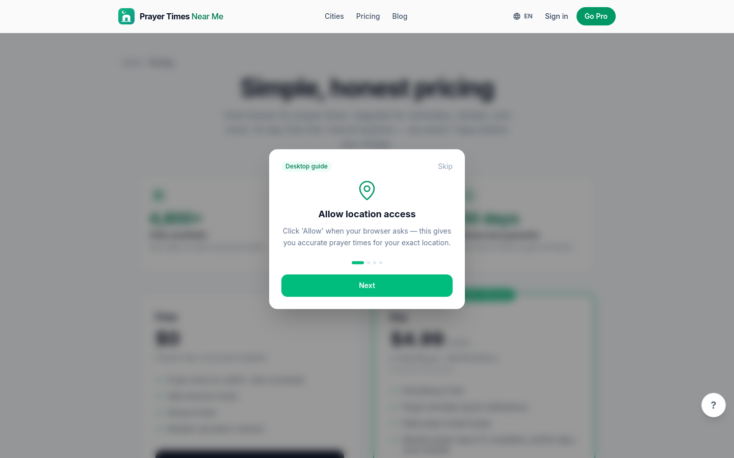 Pricing