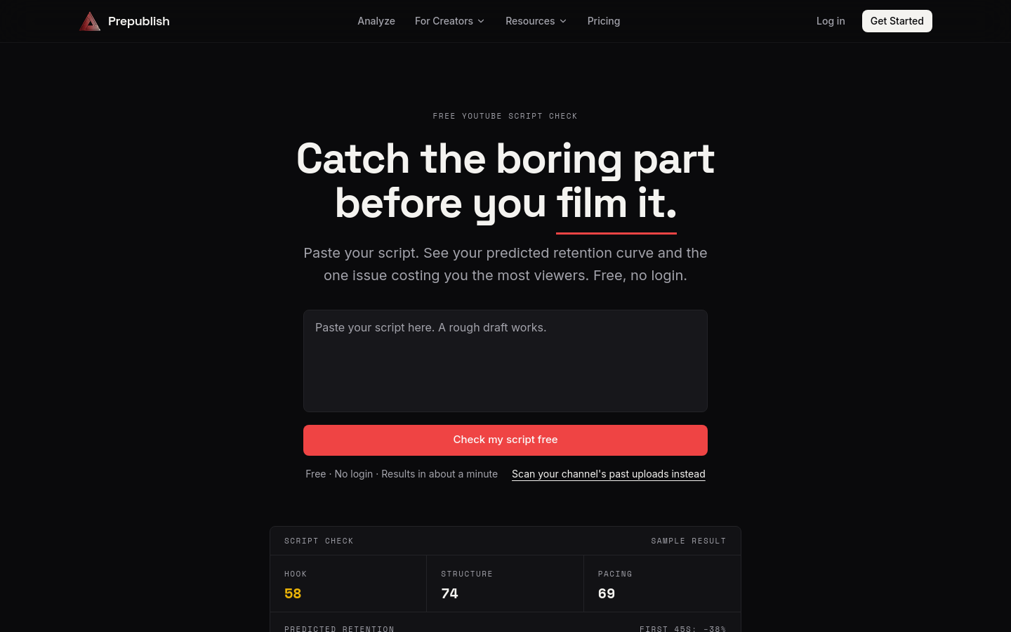 Captured Homepage / Lander