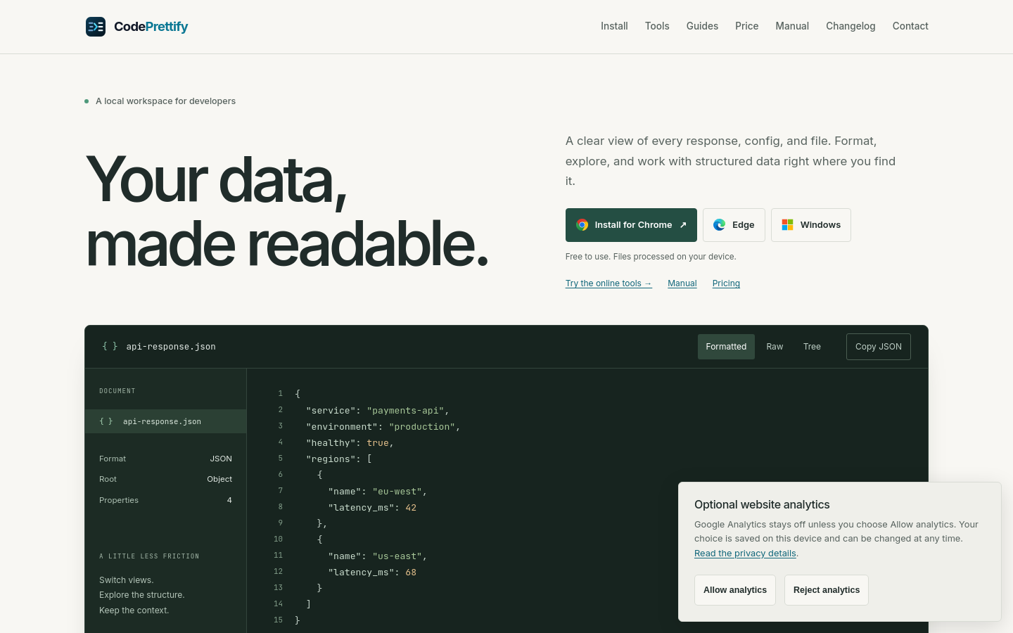 Captured Homepage / Lander