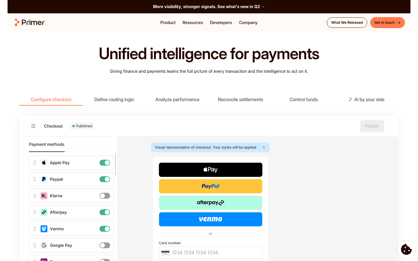 Captured Homepage / Lander