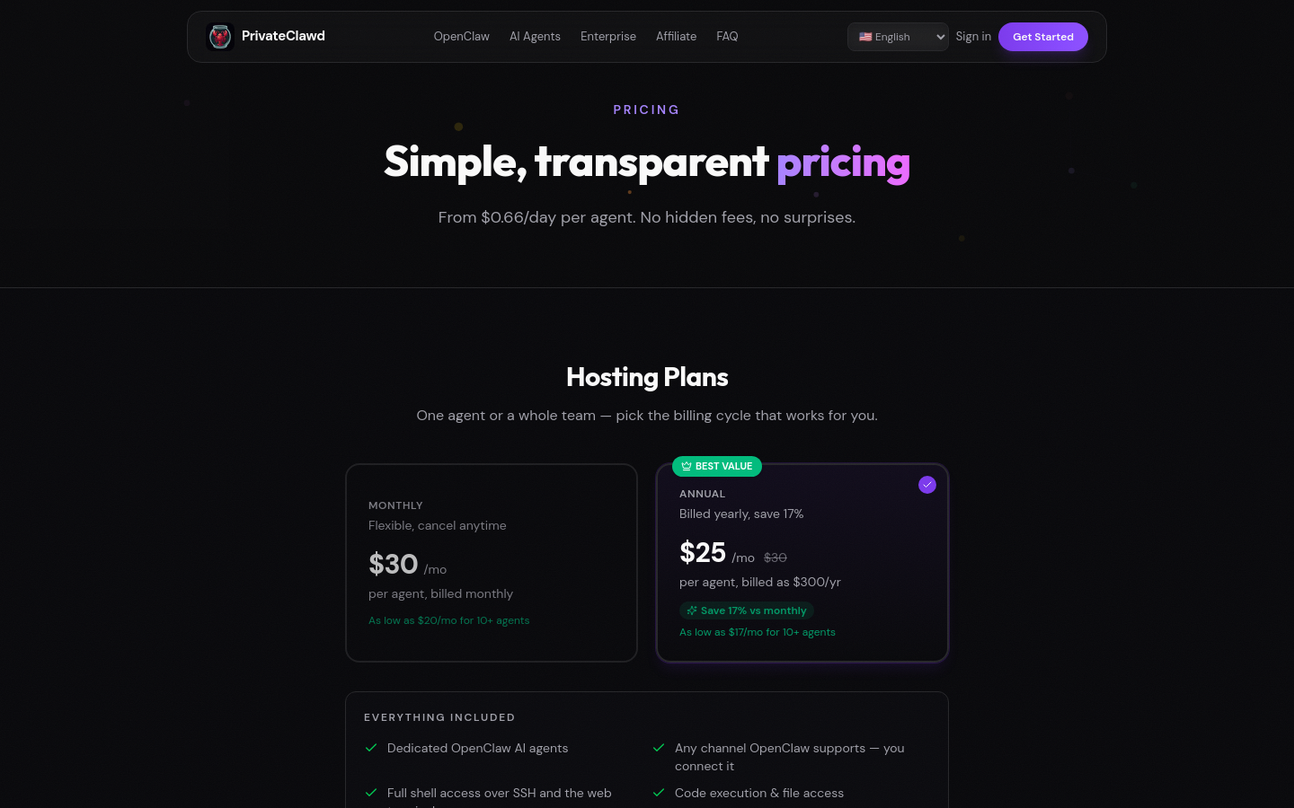 Pricing