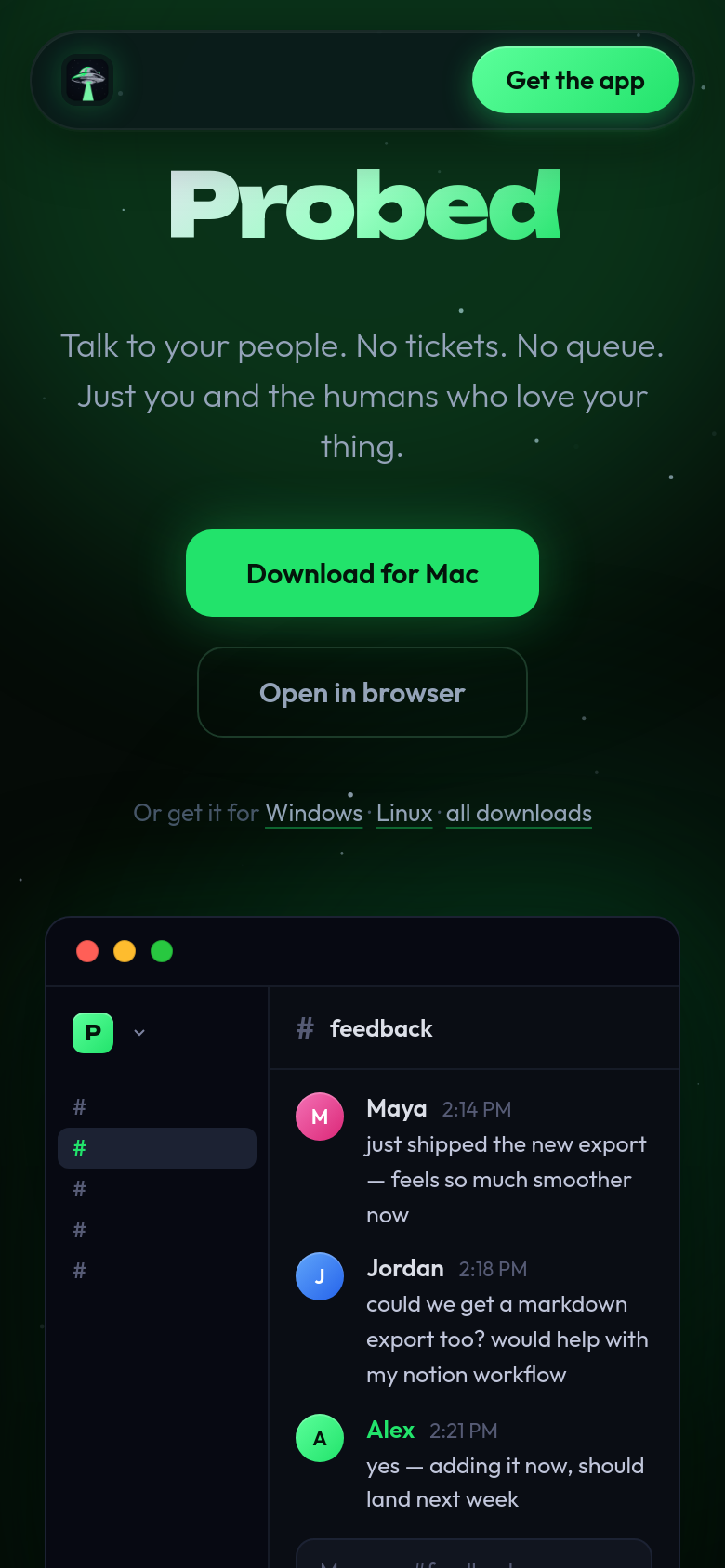 Homepage / Lander