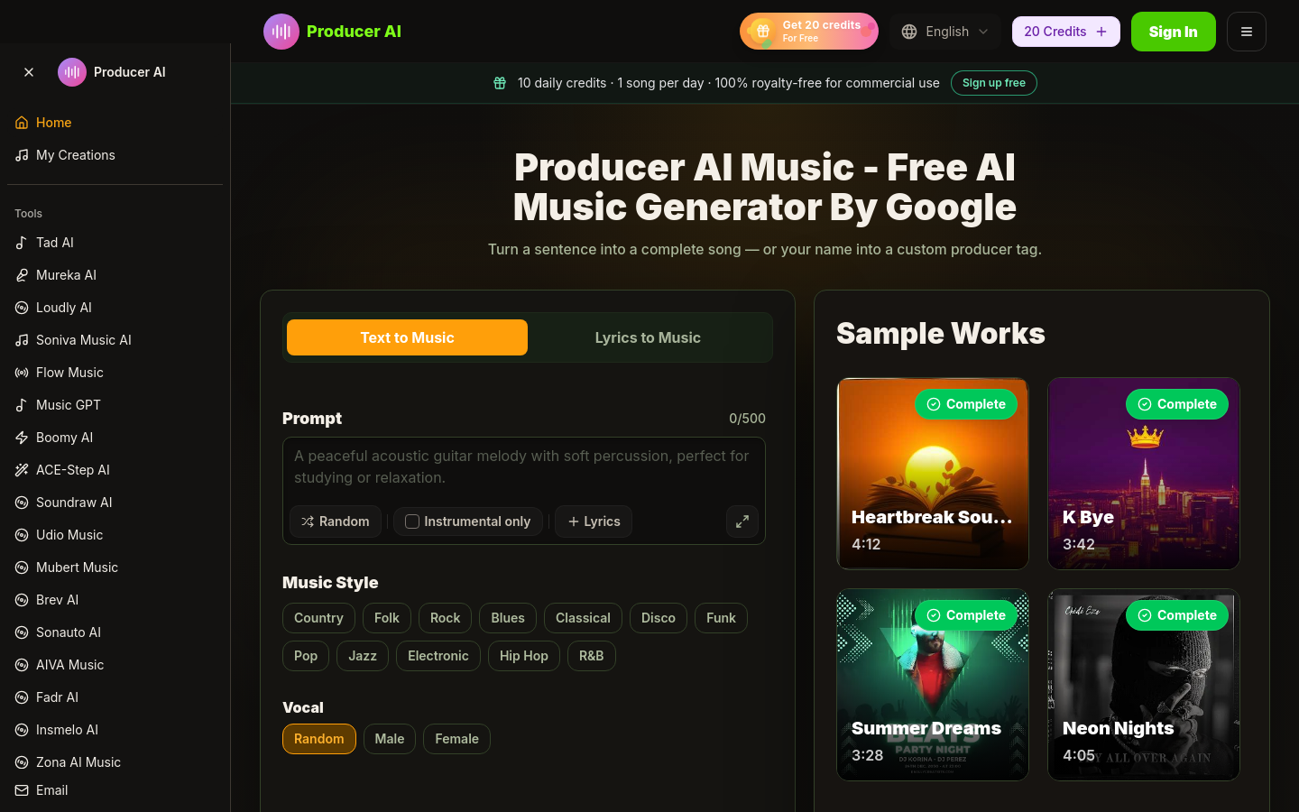 Captured Homepage / Lander