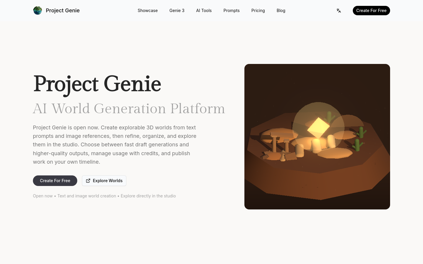 Captured Homepage / Lander