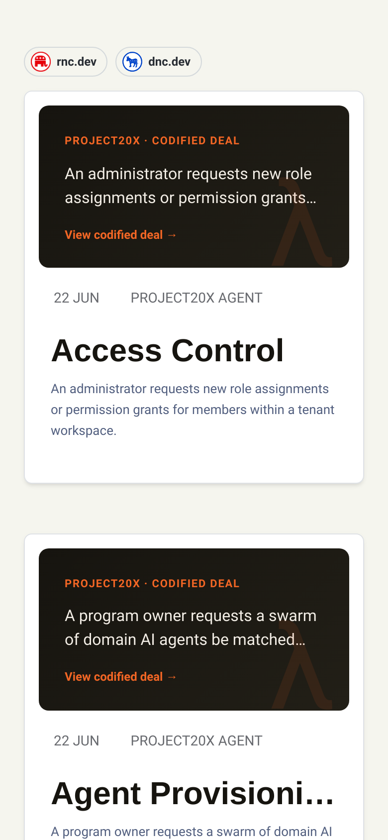 Homepage / Lander