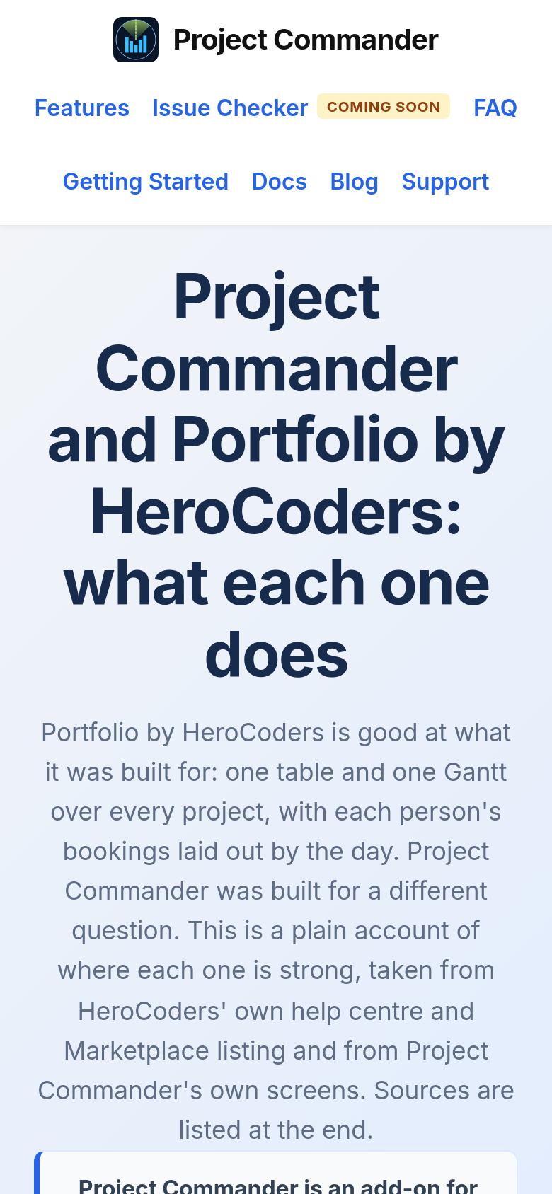 Compare Portfolio Herocoders