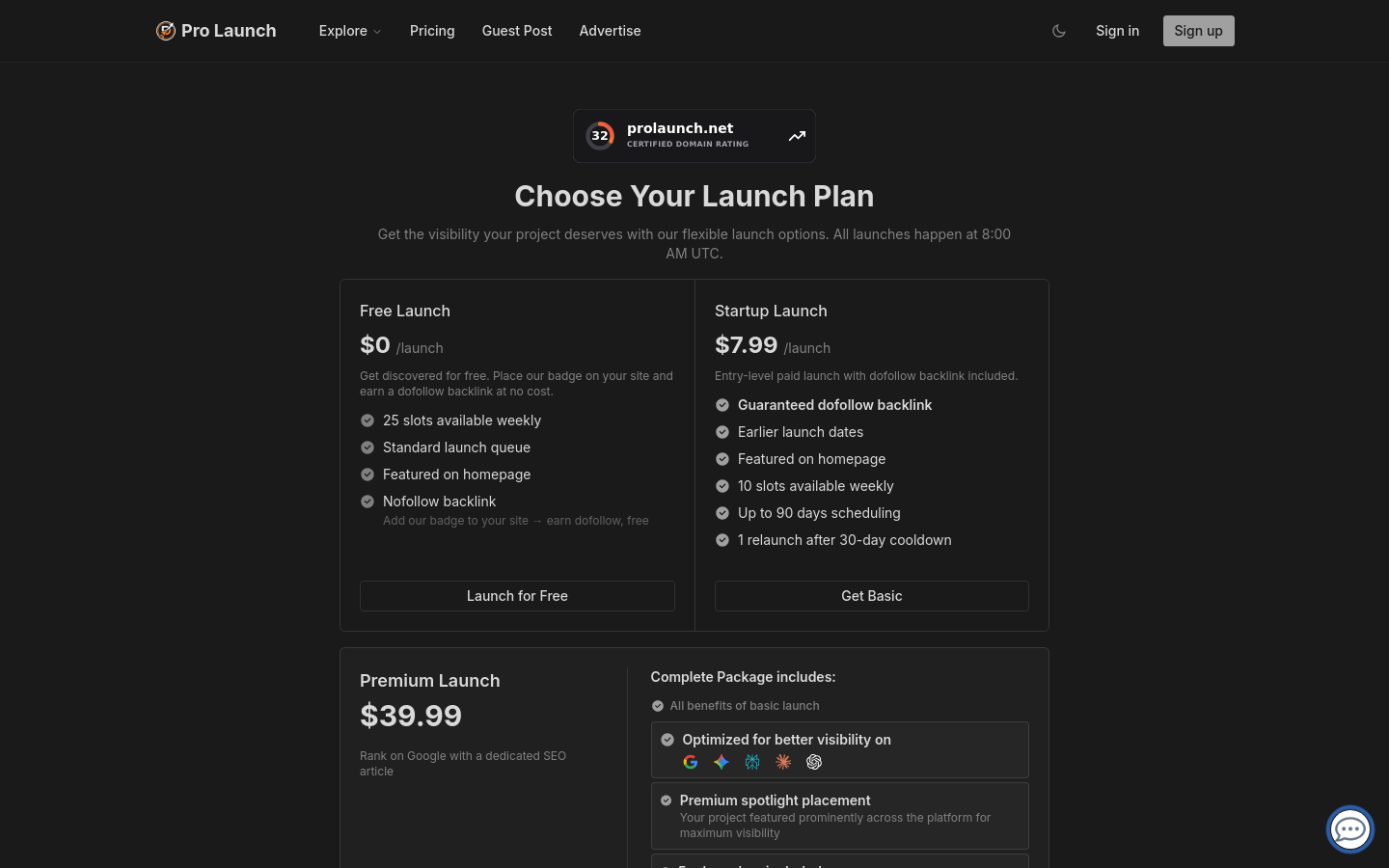 Pricing