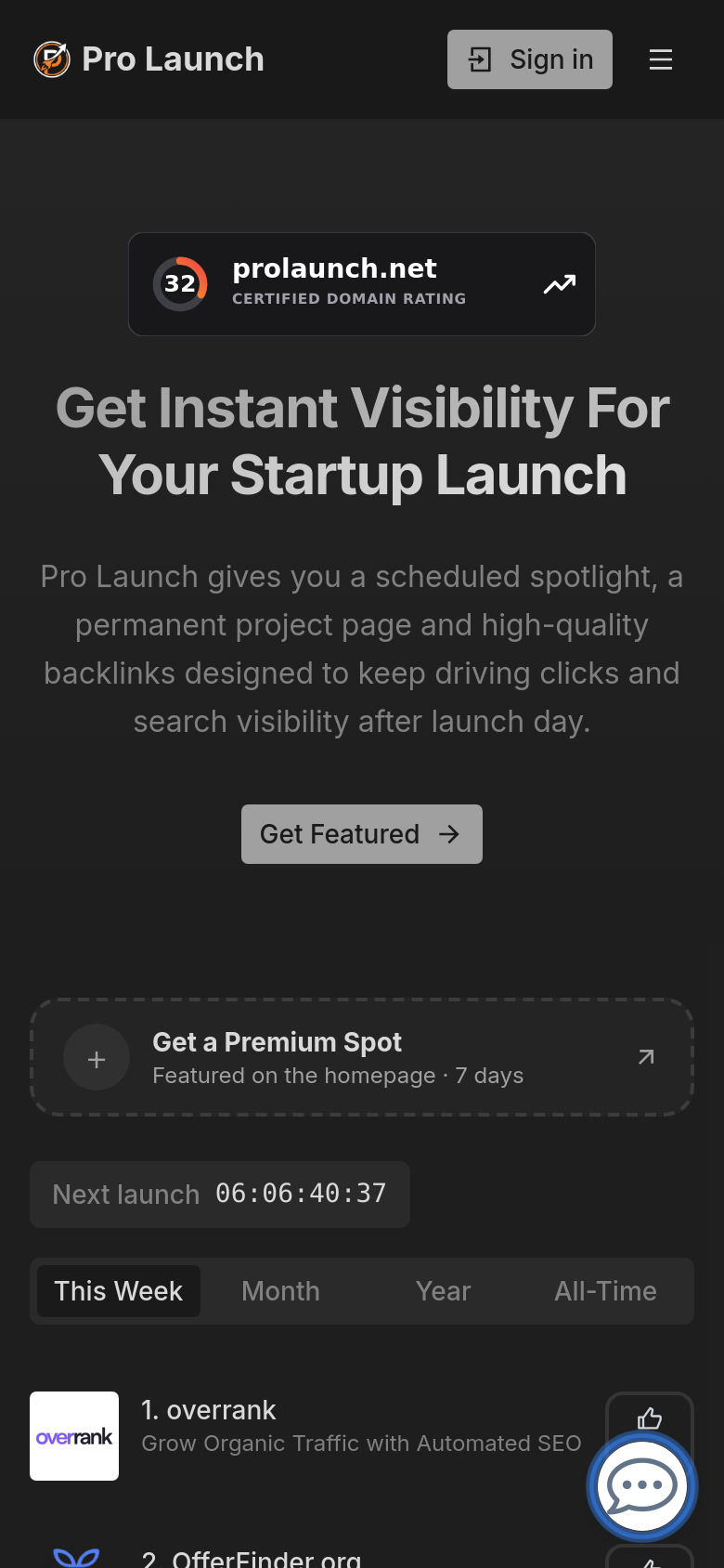 Homepage / Lander