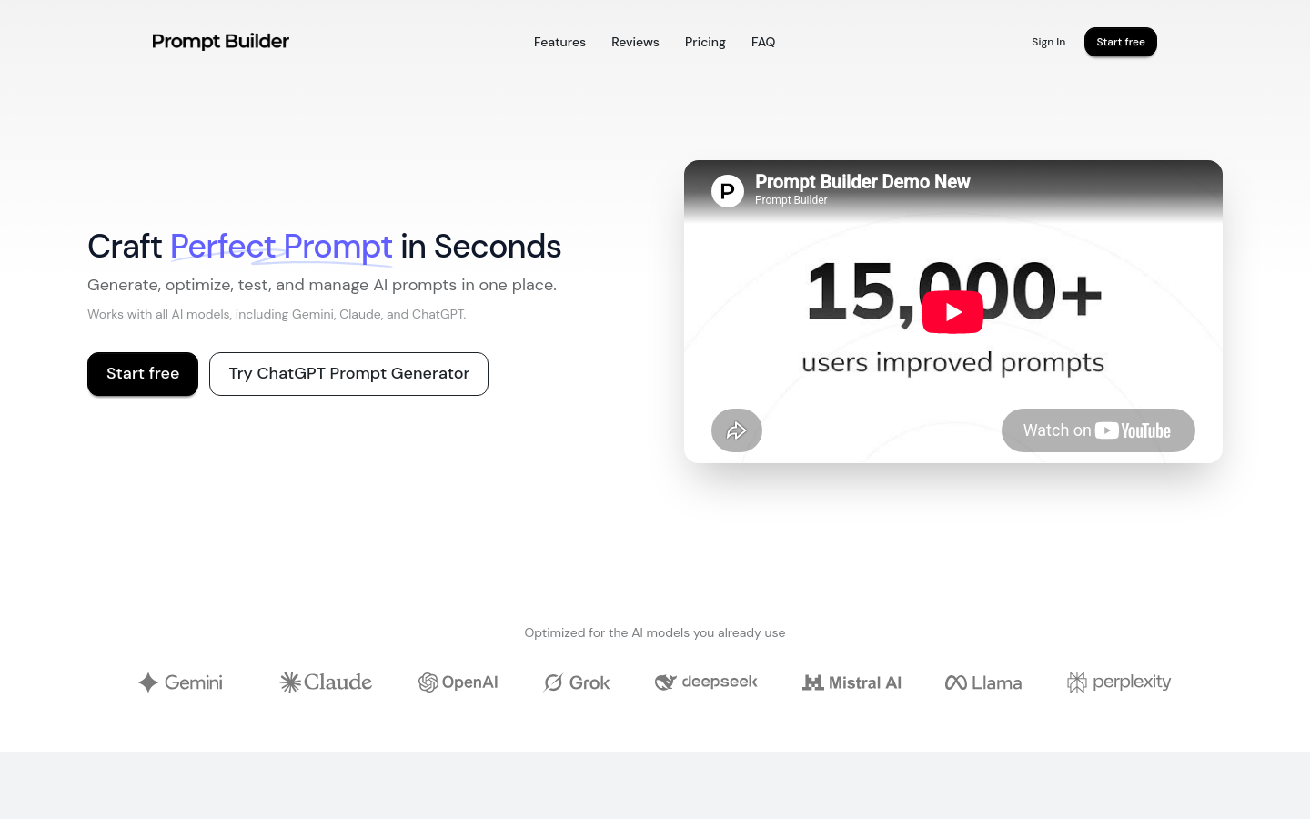 Captured Homepage / Lander