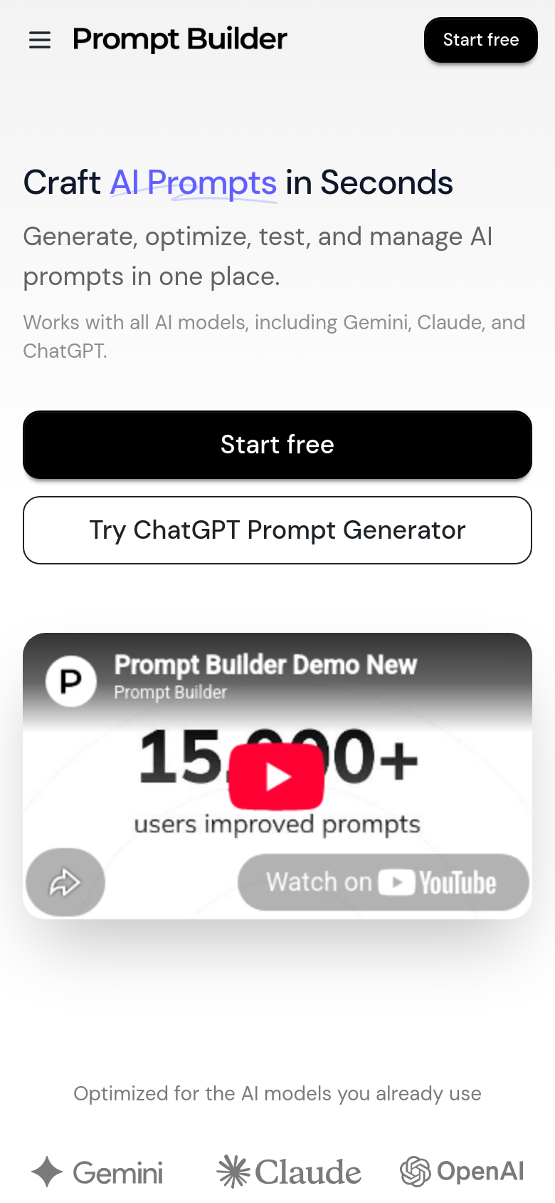 Homepage / Lander