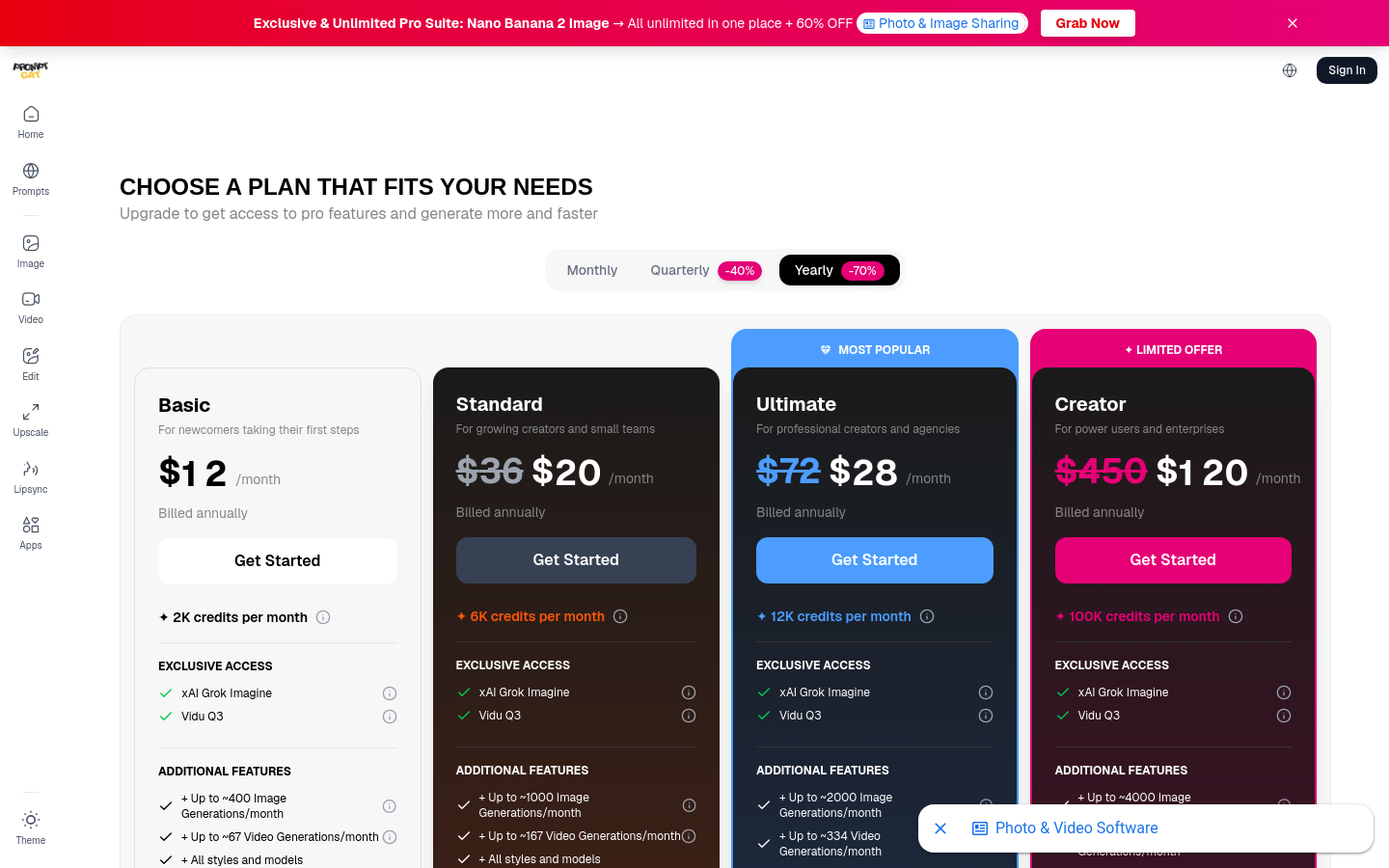 Pricing