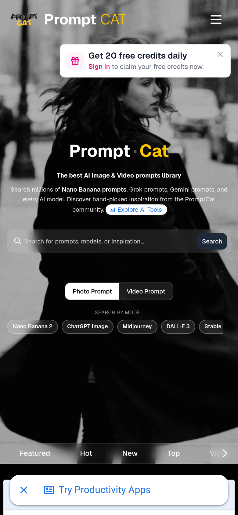 Homepage / Lander