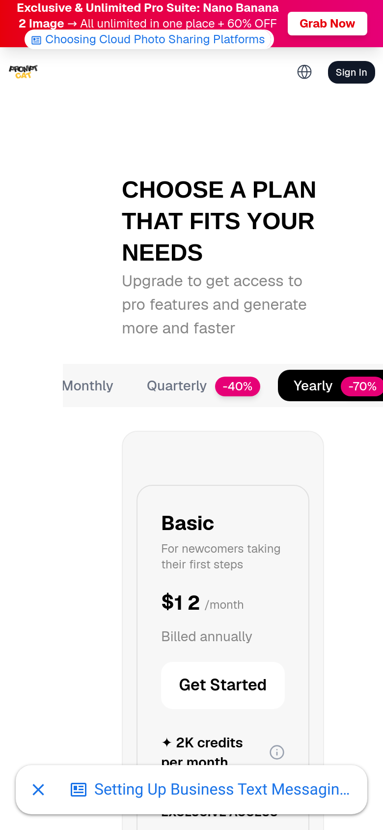 Pricing