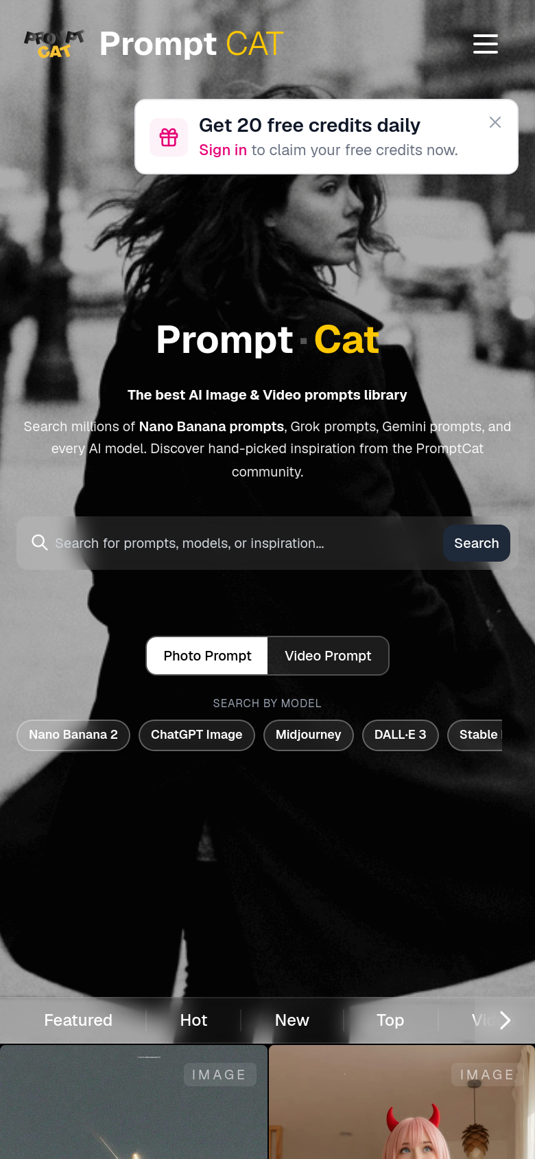 Homepage / Lander