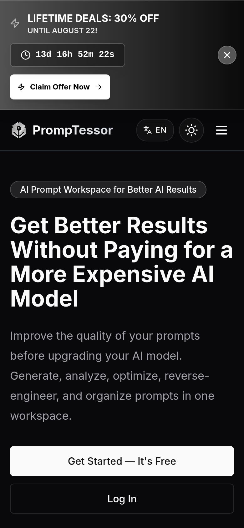 Homepage / Lander