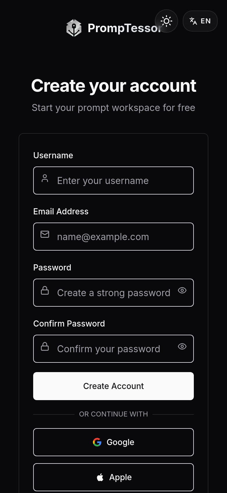 Signup