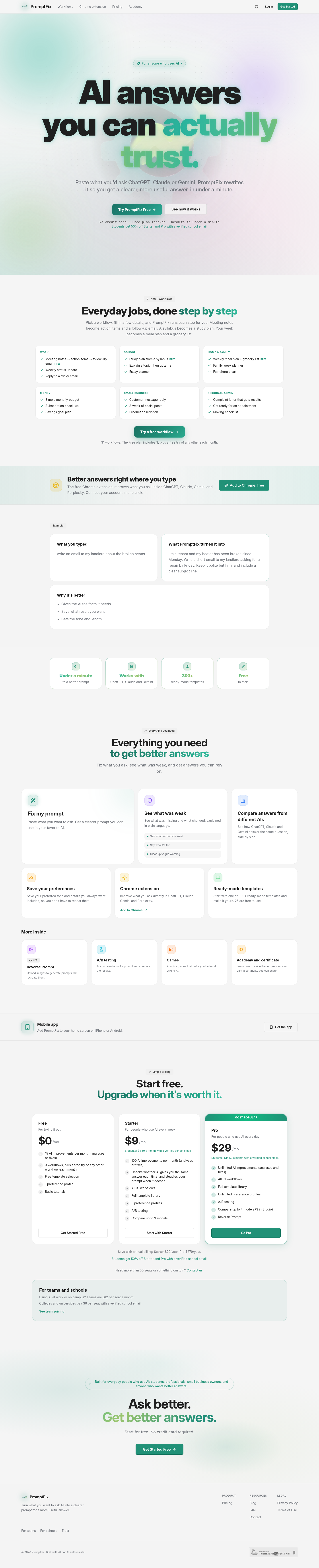 promptfix.online — 