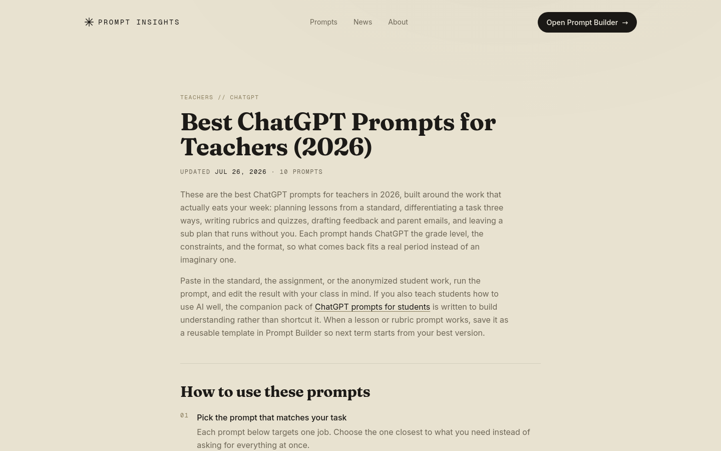 Prompts
