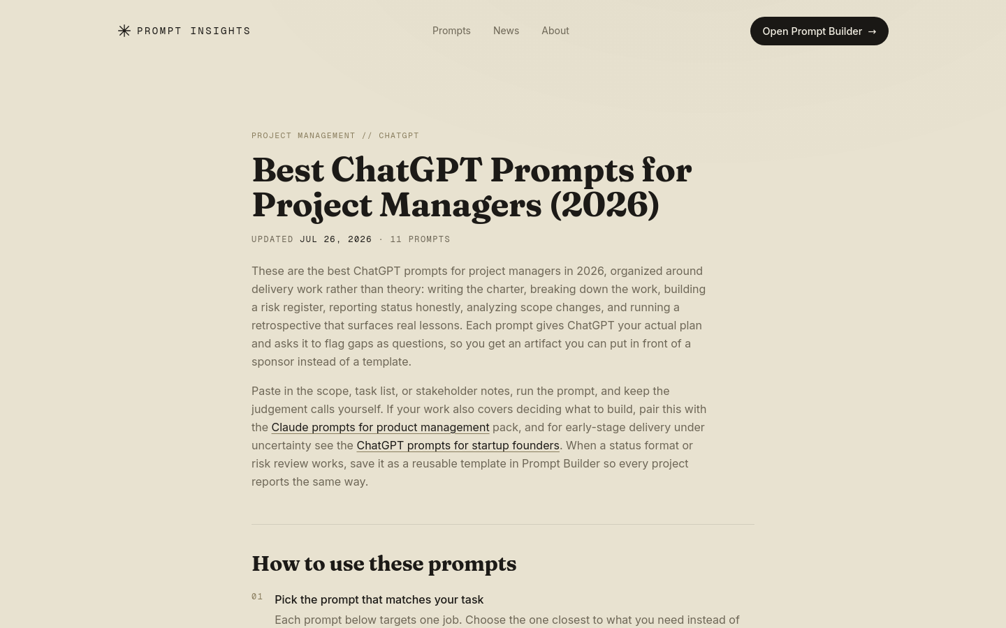 Prompts