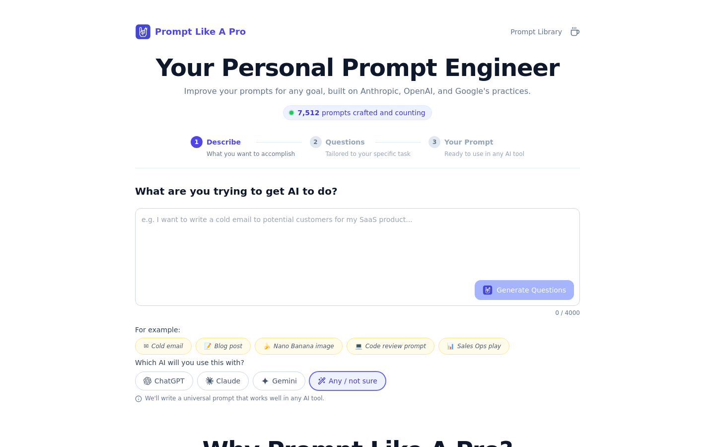 Captured Homepage / Lander