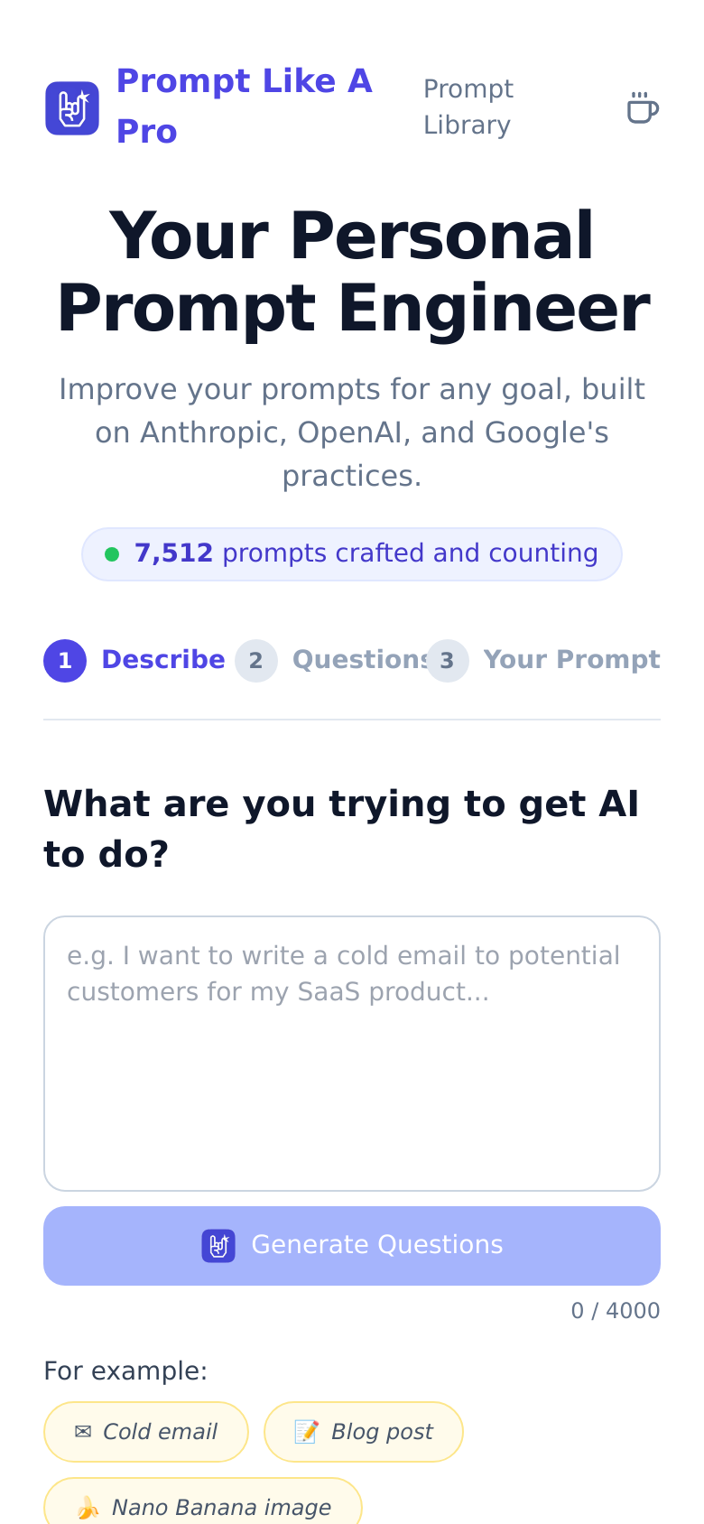 Homepage / Lander