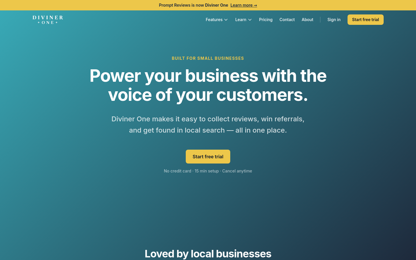 Captured Homepage / Lander