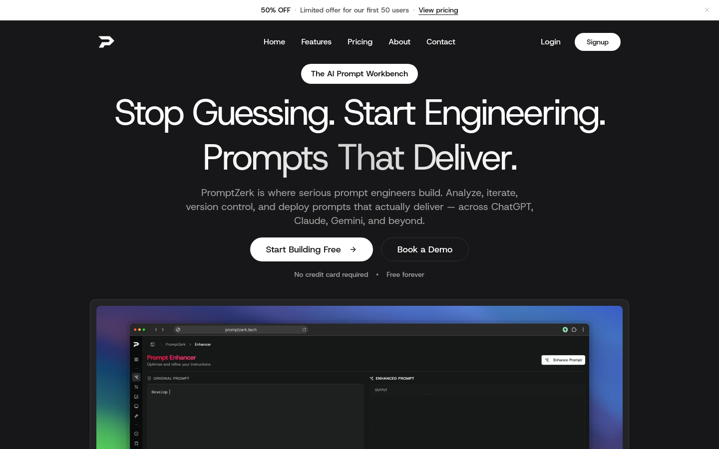 Captured Homepage / Lander