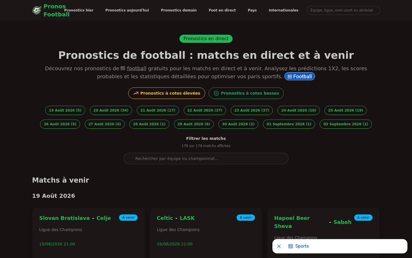 Captured Homepage / Lander