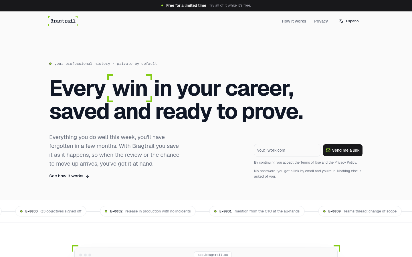 Captured Homepage / Lander