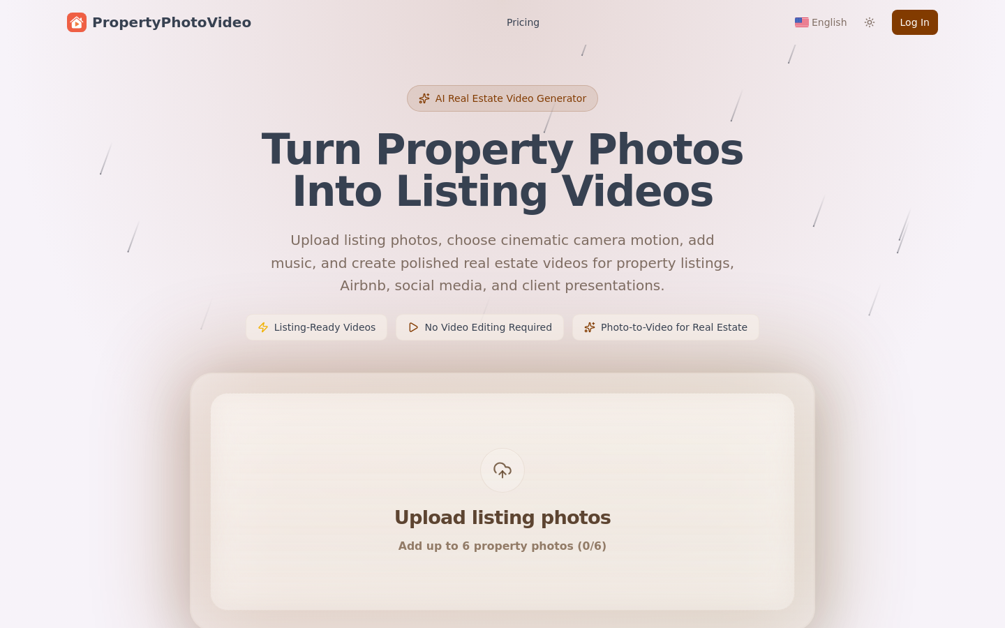 Captured Homepage / Lander