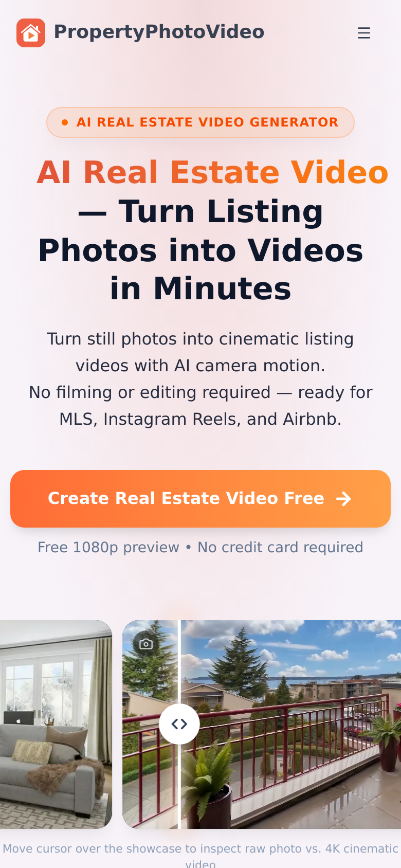 Homepage / Lander