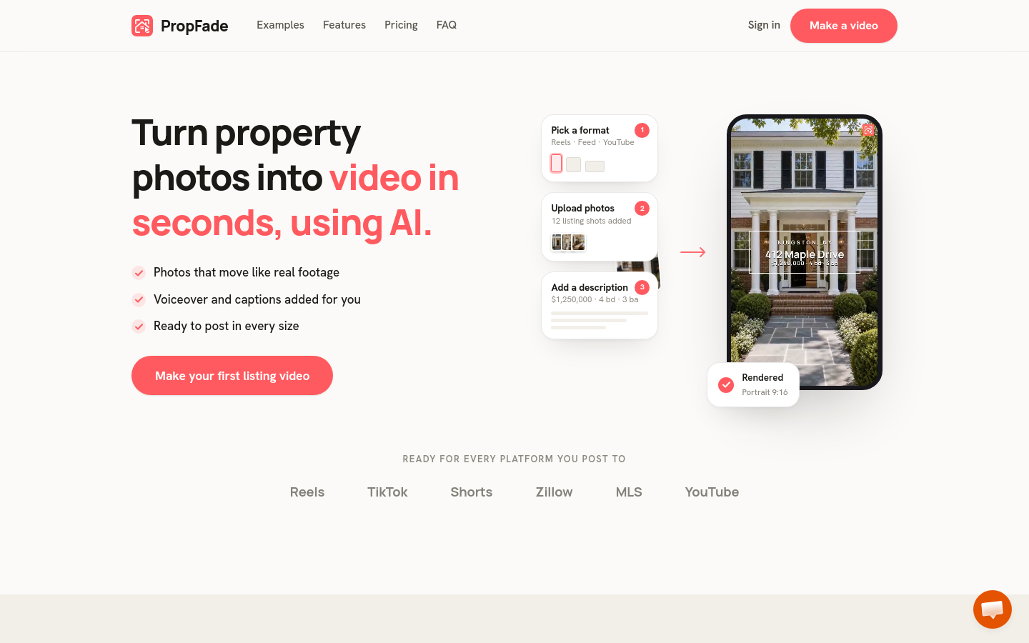 Captured Homepage / Lander