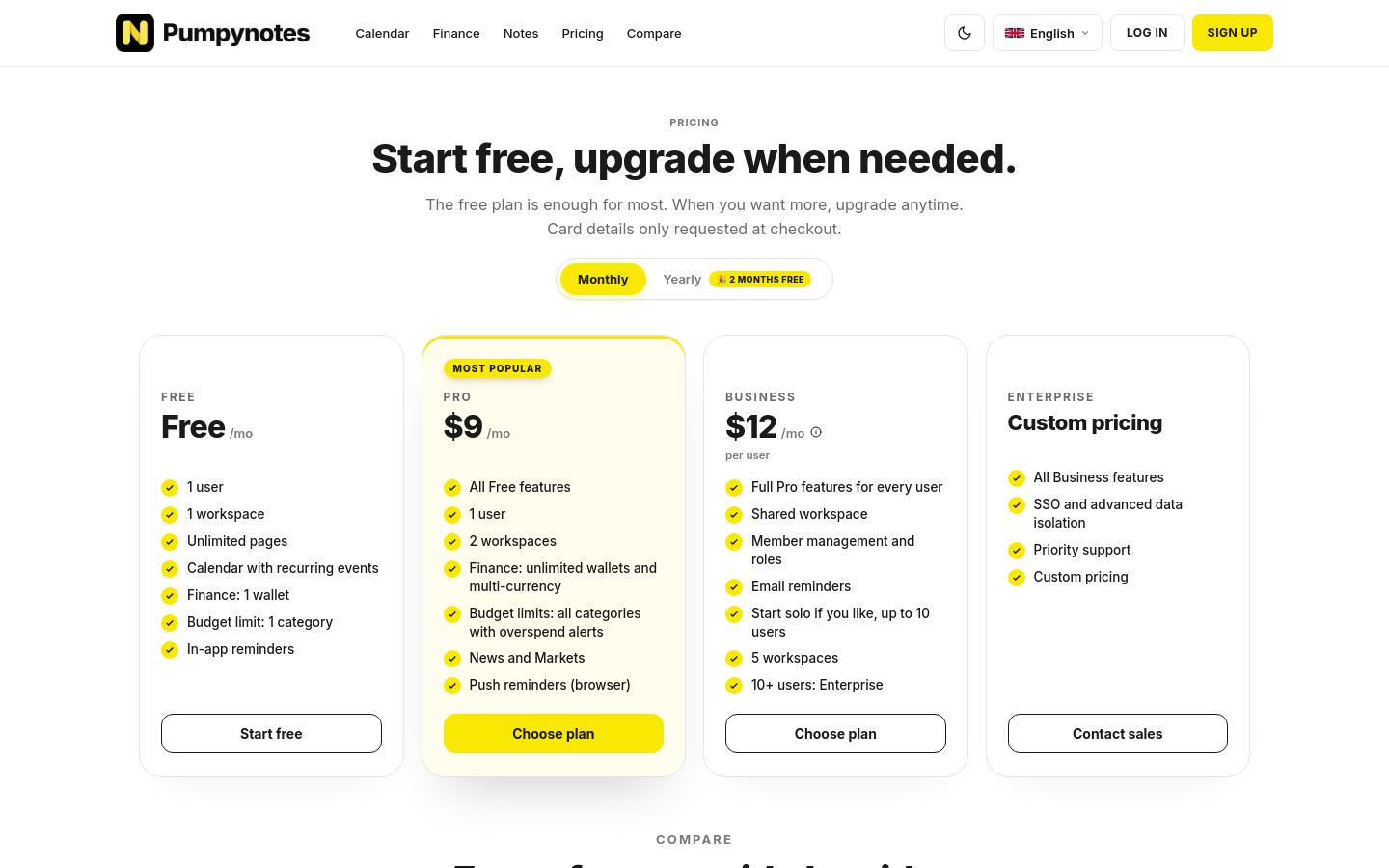 Pricing