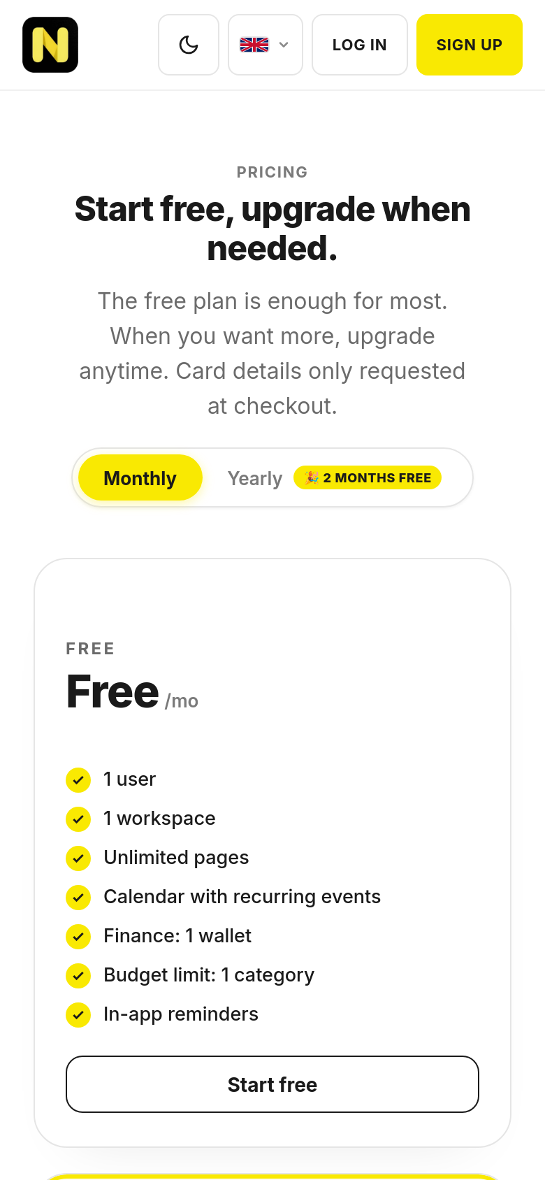 Pricing