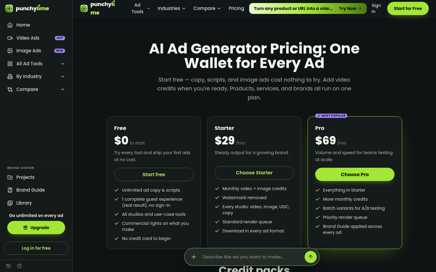 Pricing