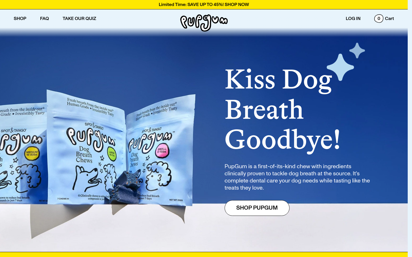 pupgum.com home page