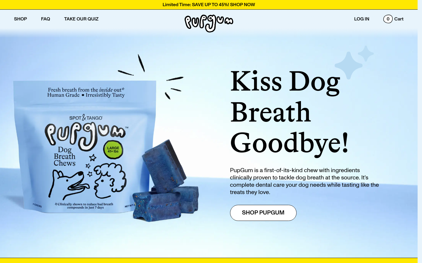 pupgum.com home page