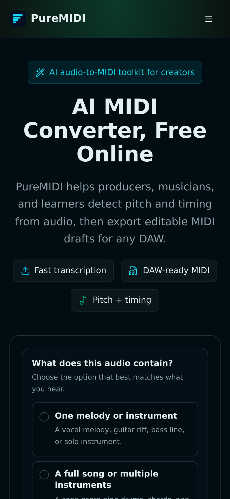 Homepage / Lander