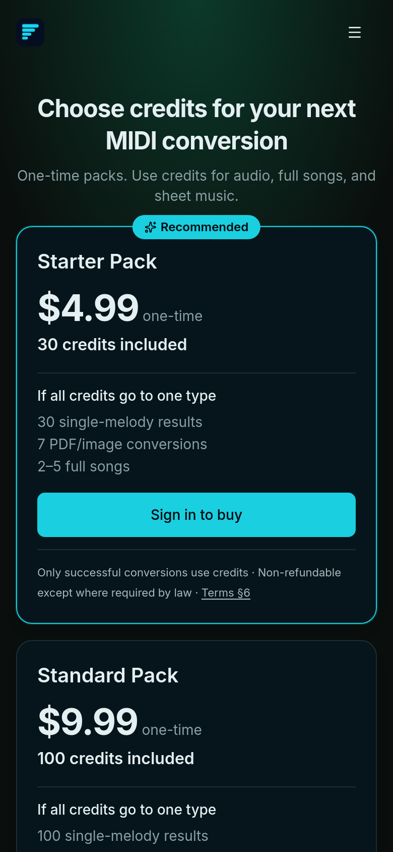Pricing