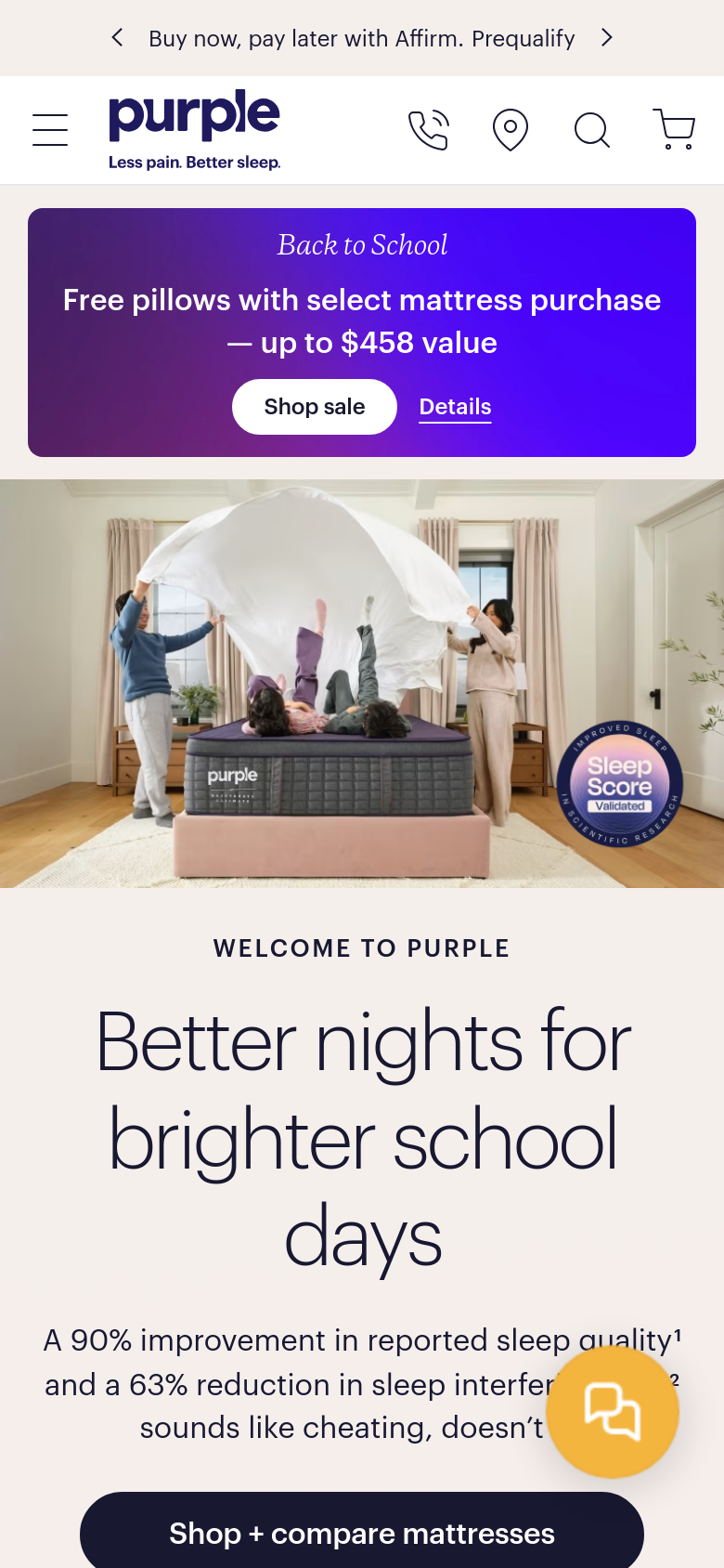 Homepage / Lander